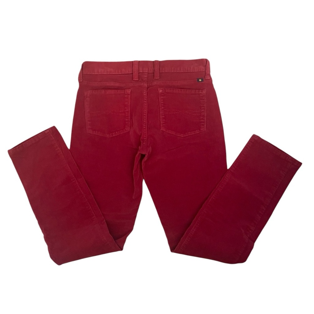 Sz:28 Lucky Brand Women's Red Corduroy Jeans - Picture 3 of 8